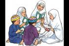     兒童學習誦讀古蘭經
